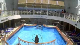 Oasis Pool onboard Ventura [upl. by Rabkin]