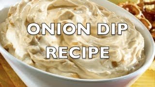 HOMEMADE ONION DIP RECIPE  GregsKitchen [upl. by Ewell]