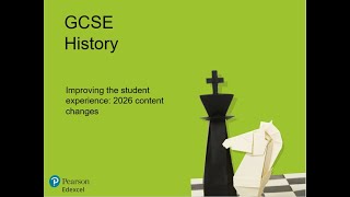 Edexcel GCSE History improving the student experience 2026 content changes [upl. by Rehpotsihrc]