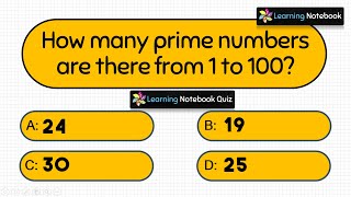 Multiples and Factors Quiz  Class 5 6 7 Maths Quiz  MCQ Part1 [upl. by Aniras]