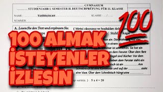 11Sınıf Almanca 1Dönem 2Yazılı [upl. by Astiram]