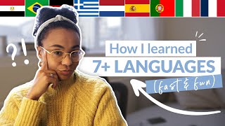 How I Learn Languages Fast I speak 7 [upl. by Tatianna]