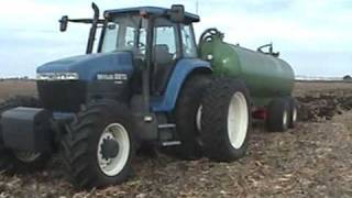 Injecting Hog Manure in Corn Stalks [upl. by Yerfej]