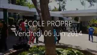 AL JABR ÉCOLOGIE  Opération quotÉCOLE PROPREquot du Vendredi 06 Juin 2014 [upl. by Ita392]