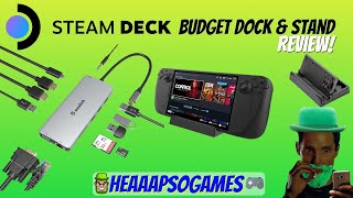 Steam Deck WAVLINK 12 in 1 Docking Station Review amp Setup [upl. by Hsak]