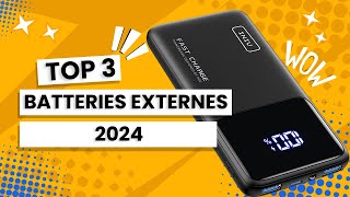 TOP 3 Batteries Externes 2024  Anker JIGA INIU  Lequel Choisir   Comparatif amp Avis [upl. by Arratoon]