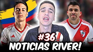 NOTICIAS RIVER PLATE 36  VIENE JAMES RODRIGUEZ LA LISTA DE PRESCINDIBLES Y EL 11 PARA LA COPA [upl. by Levinson]