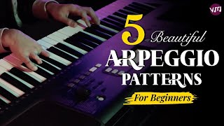 5 Beautiful Arpeggio Patterns you must learn 🎹  For beginners  In Nepali [upl. by Nevets]