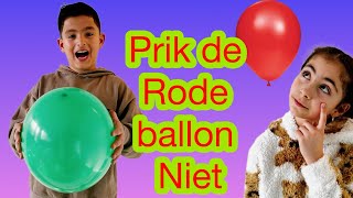 Prik de rode ballon niet 😱😱😱Nojen [upl. by Hplodur]