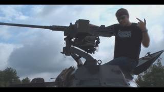 50 Cal Machine Gun vs 250 Watermelons [upl. by Sllew]