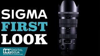 Check out the NEW Sigma 70200mm F28 Sports Lens for Canon  First Look [upl. by Refinnaej290]