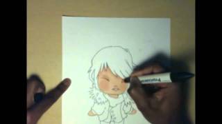 Letraset Promarker Marker Tutorial  Light skin tones [upl. by Shayne]