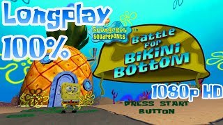 SpongeBob Battle for Bikini Bottom  Complete Game 100 1080p [upl. by Nedia]