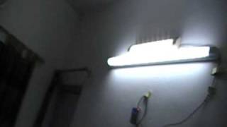 20W LED LAMP Versus 40W FLUORESCENT TUBE LIGHT [upl. by Huggins]