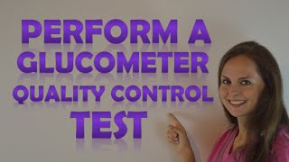 How to Perform a Quality Control QC Test on a Glucometer  Nursing Clinical Skill [upl. by Pulling90]