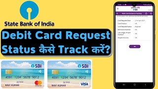 How to Track SBI Debit Card Request Status  SBI Debit Card Issuance Tracking Through YONO Lite SBI [upl. by Aunson604]