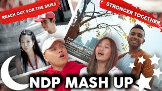 We Mashed Up Taufik Batisahs NDP Songs Stronger Together  Reach Out For The Skies [upl. by Orgell861]