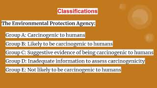 CARCINOGENIC AGENT [upl. by Igor]