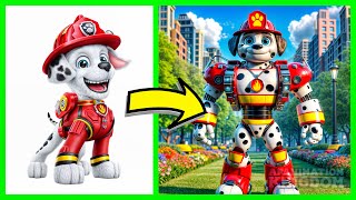 Paw Patrol as TRANSFORMERS part 2  Ai Animation Kingdom2 [upl. by Burra]