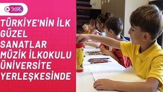 Ankara Müzik ve Güzel Sanatlar Üni kampüsünde açılan Müzik İlkokulunda eğitimöğretime başlandı [upl. by Naryk]