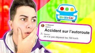 LES EXPÉRIENCES SUR BLABLACAR [upl. by Harms]