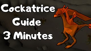 2021 Cockatrice Slayer Guide OSRS QUICK GUIDE [upl. by Ahsikym]