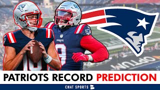 New England Patriots 2024 Record Prediction Can The Patriots Sneak Into The NFL Playoffs [upl. by Ahsinrats376]