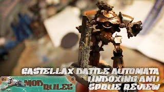 Mob Rules Unboxing and Sprue Review Castellax Battle Automata with MultiMelta [upl. by Lap580]