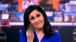 Piers Morgan reacts to BBC presenter caught giving the middle finger live on air [upl. by Tat]