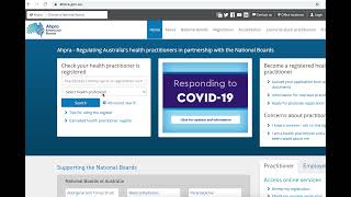 How to find and upload your AHPRA registration number [upl. by Lertnek]