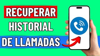 Como Recuperar Tu Registro De Llamadas Borrados Android Facil [upl. by Johny632]