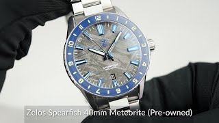 Zelos Spearfish 40mm Meteorite Preowned [upl. by Molton384]