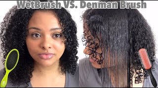 WETBRUSH VS DENMAN BRUSH  WHICH ONE IS BETTER [upl. by Johnna]