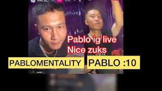 PABLO IG LIVE ah hla thar pablomentality leh Pablo10 [upl. by Weihs156]