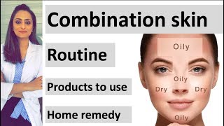 combination skin care  face wash moisturiser sunscreen home remedy  dermatologist [upl. by Aynuat]