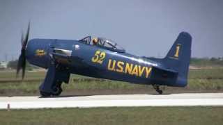 F8F Bearcat amp F4U4 Corsair Punta Gorda FL Airshow 2012 [upl. by Durston868]