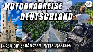 Motorradreise durch Deutschland 2020 Die schönsten Mittelgebirge auf zwei Reifen entdecken [upl. by Carie]