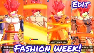 SUPER SAIYAN GOD SHALLOT OUTFITS TRANSFORMATION🔥Fashion Week Edit Dragon Ball Legends shorts [upl. by Baten]