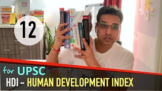 HDI  Human Development Index  Indian Economy for UPSC [upl. by Assirrec]