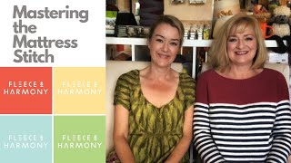 Fleece amp Harmony Podcast  Ep 51  Mastering the Mattress Stitch Sewing Stripes [upl. by Ailerua]