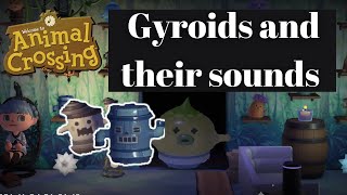 Animal crossing gyroids names and sounds PT2 [upl. by Zippora149]