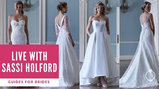 Live with Sassi Holford Legendary British Wedding Dress Designer [upl. by Hoover]