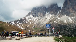 Passo Sella → Bivio Pordoi descent [upl. by Nahc]