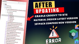 Fix Issue After Updating New Version of Jetpack Compose  Fix Gradle Error [upl. by Kwabena]