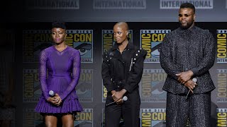 Black Panther Wakanda Forever Cast Breaks Down Emotional Trailer at SDCC 2022 [upl. by Navar]