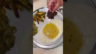 Dal chawal Thali youtubeshorts shorts indianfood trendingshorts cooking [upl. by Pleione]