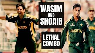 Wasim Akram and Shoaib Akhtars Destructive Spells  Best Fast Bowling  Pakistan vs Netherlands [upl. by Bertero10]