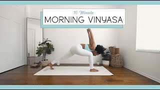 10 MINUTE MORNING VINYASA  Quick but Powerful ☀️ Full Body [upl. by Ozan298]