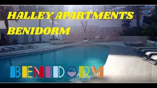 Benidorms Halley Apartments  Rebuilt [upl. by Anahsahs]