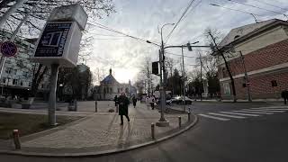 Chisinau City Center Moldova Country Capital Walking Tour With My Go Pro 11 moldova [upl. by Avalsorim]